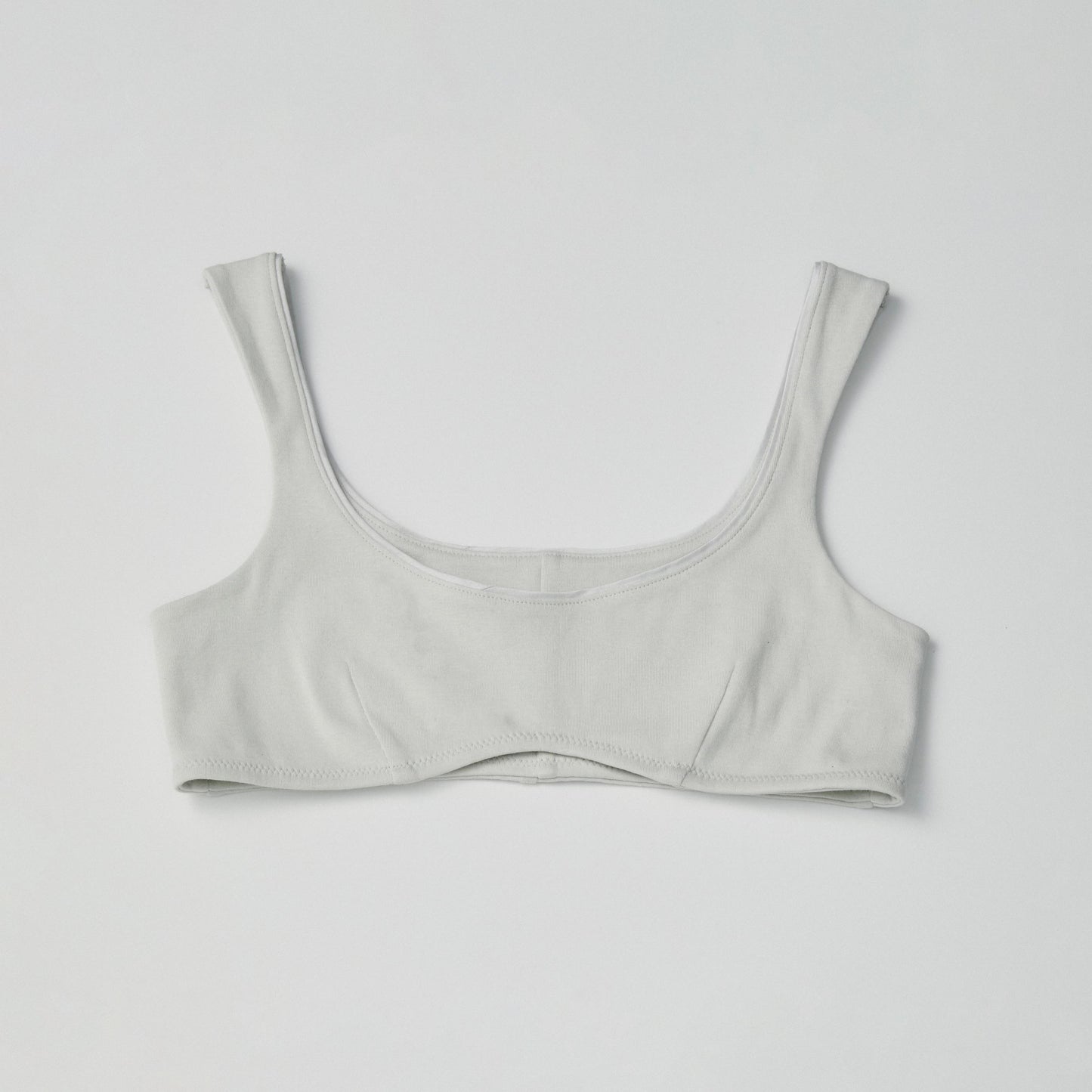Scoop neck bralette<br> GREY