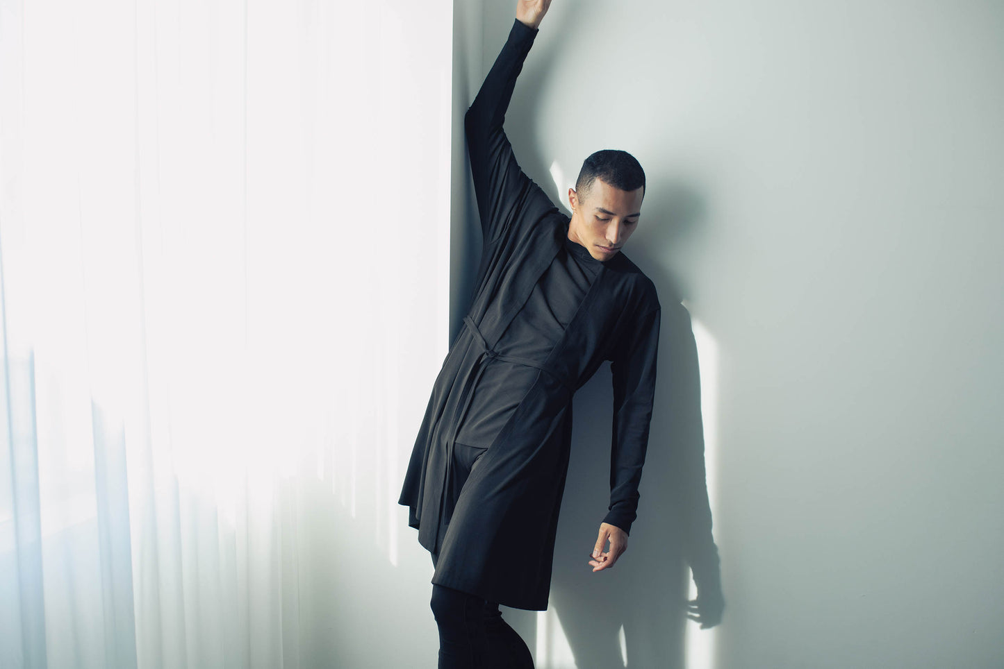 Long Cardigan<br> BLACK