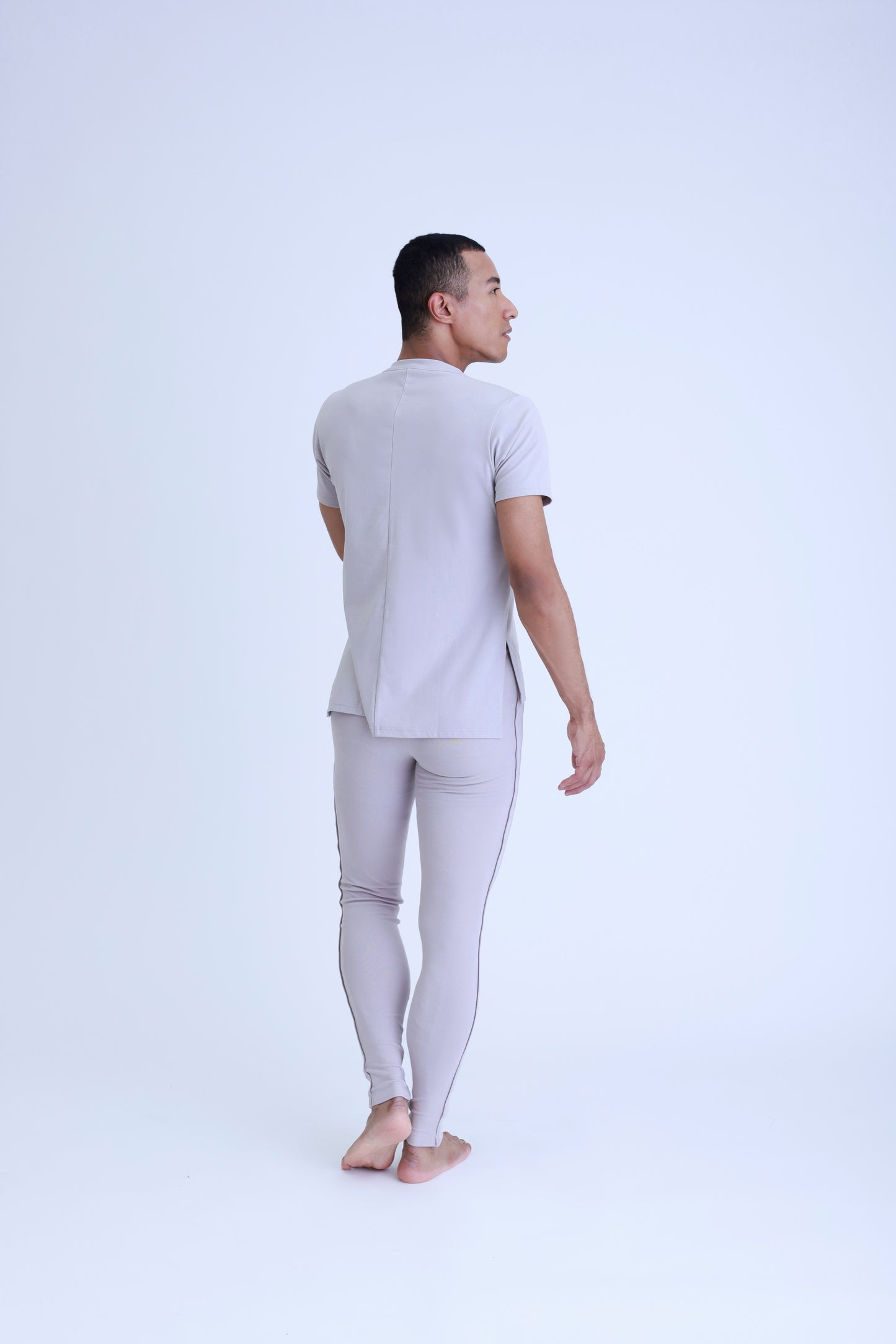 Side Slit T-shirt<br> PURPLE