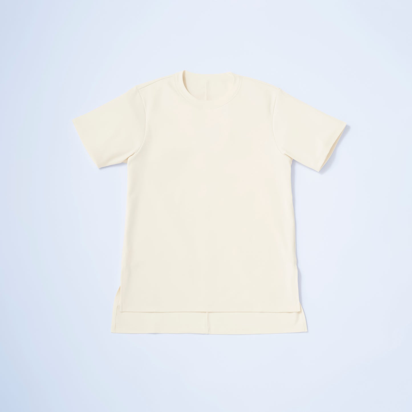 Side Slit T-shirt<br> OFF WHITE