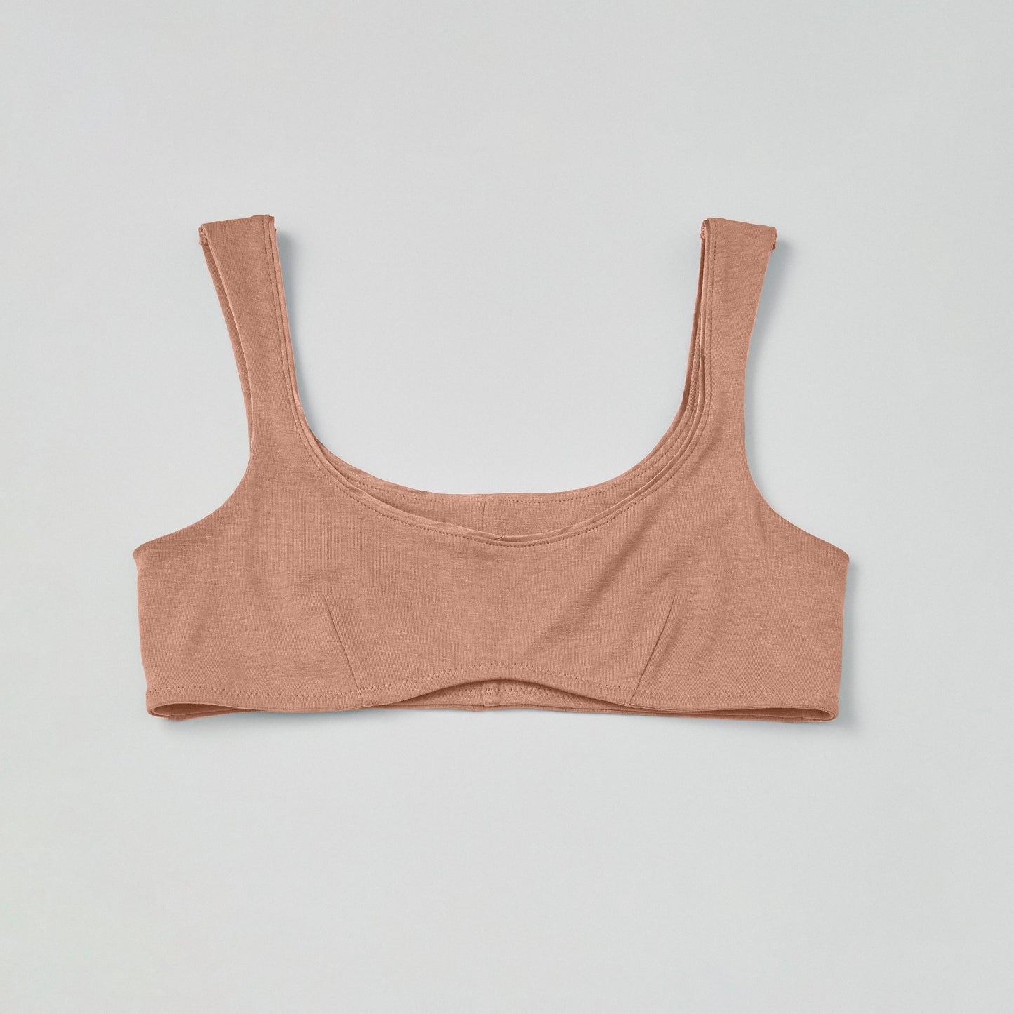 Scoop neck bralette<br> NUDE