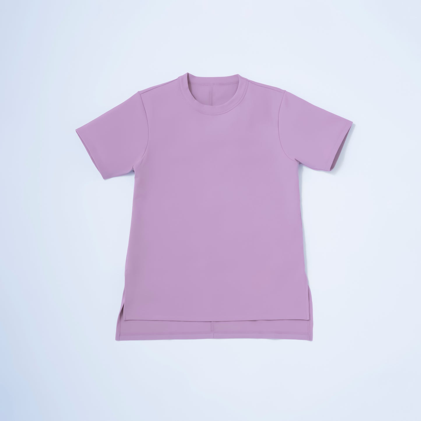 サイドスリットTシャツ <BR> PURPLE