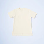 サイドスリットTシャツ <BR> OFF WHITE