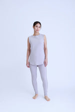 Long Tank Top<br> GREY BEIGE